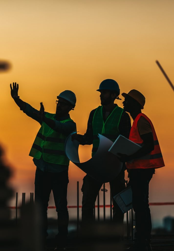 Construction crew